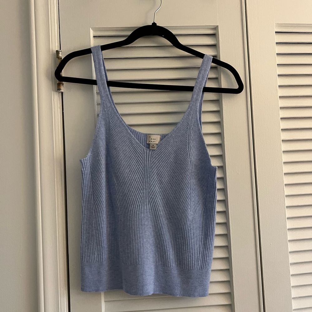 A new day knit tank